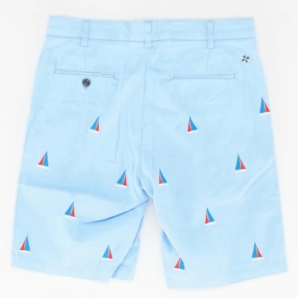 NWT Castaway Nantucket Americana Sailboat Shorts Size 30 and 40 - Picture 2 of 8